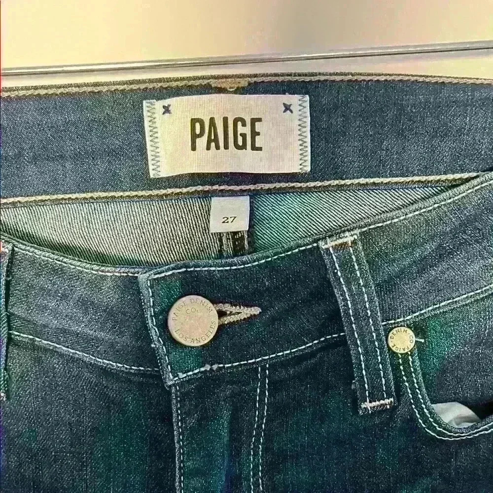 PAIGE Women's Skinny Jeans - Midnight Blue - Picture 2 of 4
